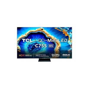 TCL 85-Inch Q-LED 85C755 TV UHD 4K HDR Google TV, IMAX ENHANCED(2024) Model