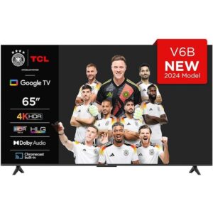 TCL 65 Inch 65V6B Android Smart UHD 4K HDR Frameless Google TV (New 2024 Model)