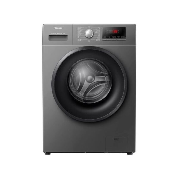 Hisense WFQP7012EVMT Washing Machine 7Kg Front Load, Silver (2YRS WRTY)