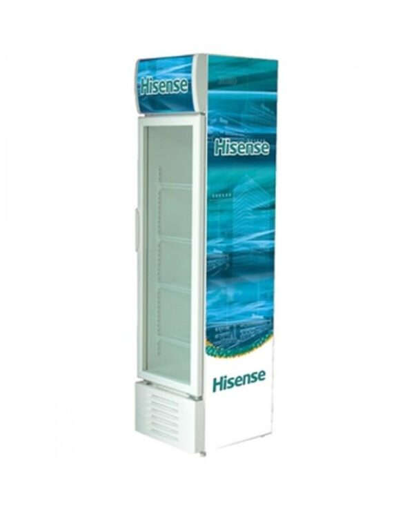 Hisense Showcase Fridge Glass Door with Lock and Key 282L FL-37FC